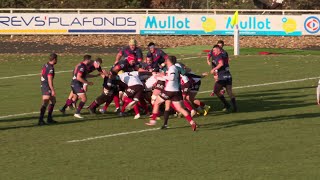 Rugby  Niort à la hauteur de ses ambitions face aux joueurs de Tyrosse 43 à 0 [upl. by Melmon]