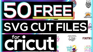 ✨50 FREE SVG CUT FILES FOR CRICUT  HOW TO USE A FREE SVG FILE ON A CRICUT [upl. by Inattyrb580]