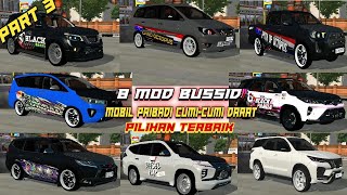 8 MOD BUSSID MOBIL PRIBADI CUMICUMI DARAT PILIHAN TERBAIK  MOD BUSSID TERBARU [upl. by Bernat]