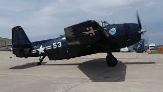 TBM Avenger takingoff [upl. by Ahsier]