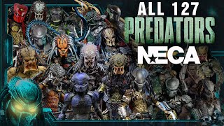 NECA Collection Predator Video Guide – ALL 127 NECA PREDATORS [upl. by Burnham437]