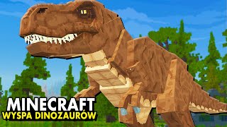 MINECRAFT WYSPA DINOZAURÓW  NOWA PRZYGODA TRAFILIŚMY NA NOWĄ WYSPĘ DINOZAURÓW [upl. by Ahsahtan]