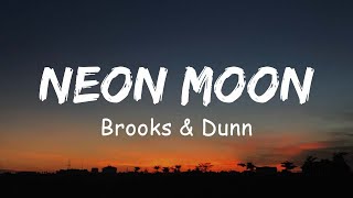 Brooks amp Dunn  Neon Moon Lyric [upl. by Ylerebmik407]