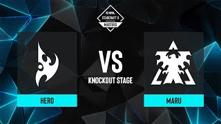 herO vs Maru  ESL SC2 Masters Winter 2023 Finals  Knockout Stage [upl. by Nyleuqaj]