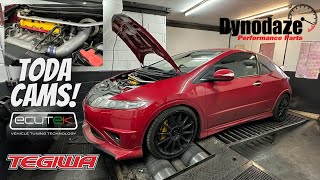 Toda A3 Cams And RDX injectors Honda Civic Fn2 TypeR [upl. by Htes]