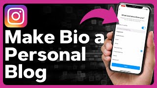 How To Change Instagram Bio To Personal Blog [upl. by Donaugh]