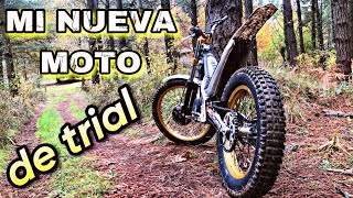 PRESENTACIÓN CON ONBOARD DE LA MOTO DE TRIAL [upl. by Nirtiak]