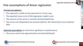 SPSS 16 Testing the five assumptions of linear regression in SPSS [upl. by Adlemi611]