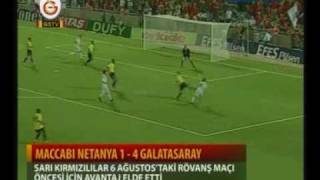 MACCABI NETANYA 1  4 GALATASARAY OZETI IZLEYIN GS TV [upl. by Llerrit]