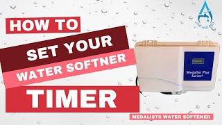 How to set timer and settings on a Culligan Medalists water softener [upl. by Narayan383]