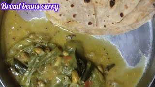 Avarakkai  Broad beans  Curry 👌😋please like share subscribe  Shilpa channel [upl. by Yrian]