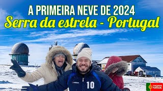 Primeira neve em Portugal em 2024  Serra da Estrela [upl. by Xad70]