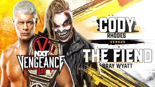 WWE2K24  Cody Rhodes vs The Fiend Bray Wyatt  Undisputed WWE Universal Championship Match [upl. by Barra]