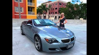 2007 BMW M6 Convertible ReviewTest Drive wMaryAnn For Sale By AutoHaus of Naples [upl. by Ahsiema]