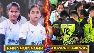 LEAGUE  KANNAGI NAGAR USA VS HOWRAH RAILWAY  thirupattur ALL INDIA WOMEN KABADDI MATCH  2024 [upl. by Enneiviv184]