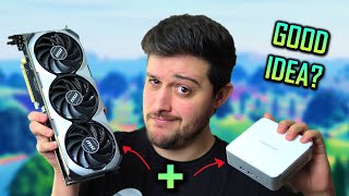 Should You Pair a Mini PC with an External GPU ft Geekom XT12 Pro [upl. by Rodd]