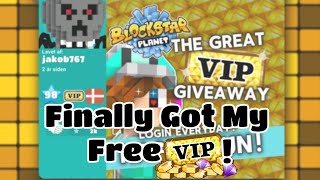 I Got My Free VIP BlockStarPlanet Livestream [upl. by Shela]