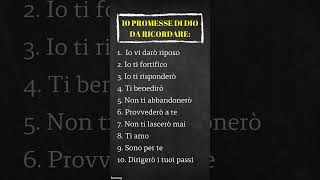 10 PROMESSE DI DIO DA RICORDARE [upl. by Palecek]