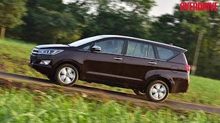 Toyota Innova Crysta  First Drive Review India [upl. by Ahsatel205]