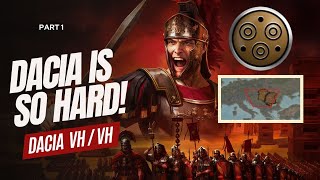 Dacia VHVH  Part 1  quotFacing Thracequot  Rome Total War [upl. by Ahsyas]