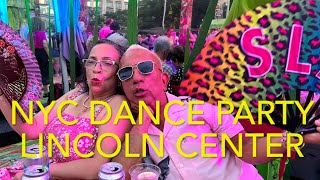 NYC Disco Dance Party at Lincoln Center Summer for the City Free Outdoors New York  June 20 2024 [upl. by Aibat]