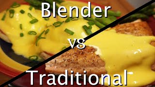 Easy Hollandaise Sauce  Blender VS Classic  Food Science [upl. by Alyad]