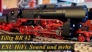 412 TT Tillig BR 42 Der Umbau ESU LokSound Fahrwerk Führerstand Feuerbüchse Pufferspeicher Digiku [upl. by Slotnick835]