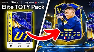 WE PACKED 2 TOTY CARDS 🥳 600K ELITE TOTY PACKS  FC 24 Ultimate Team [upl. by Mackie]