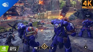 Defend The Alian Army  Warhammer 40K Immersive Graphics Gameplay  4K 60FPS UHD [upl. by Ahsaercal]