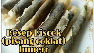 RESEP PISCOK LUMER ISI COKELAT BUBUK [upl. by Letnuahs649]