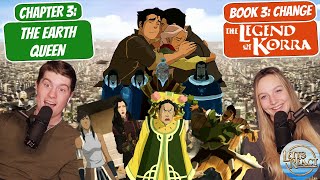 Return to Ba Sing Se  Legend of Korra Reaction  Korra Book 3 Chapter 3 quotThe Earth Queenquot [upl. by Nnylrahc]