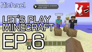 Lets Play Minecraft  Episode 6  Enter the Nether Part 1  Rooster Teeth [upl. by Guillema]