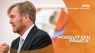 Koning WillemAlexander beëdigt het nieuwe kabinet maar veel heeft hij vandaag niet te doen [upl. by Anitsuj522]