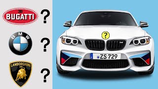 Guess The Car Brand By Car  Logo Quiz  Porsche FERRARI  BMW  Lamborghini Bugatti  TESLA [upl. by Ilat]