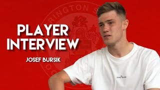 🗣 PLAYER INTERVIEW  Josef Bursik on joining Accrington Stanley [upl. by Appel663]