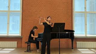 Theobald Boehm  Grand Polonaise in D major for flute and piano op 16  Haeun Kim [upl. by Benedick]