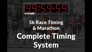 Complete Race Clock Timing System with Time Machine [upl. by Dole473]