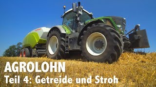 Lohnunternehmen Agrolohn Getreideernte und Strohbergung [upl. by Fred277]