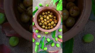 Have you ever tried Olive Pickle 😍  Nature Village Life 😋😋😋 [upl. by Manya]