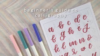 how to beginners guide to calligraphy [upl. by Cruickshank]