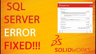 How To Fix SolidWorks Electrical Is Unable To Connect To The SQL Server Error [upl. by Yboc760]