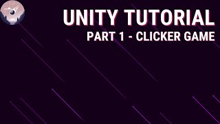 Unity Engine 2024 Clickergame Tutorial for beginners [upl. by Heringer]