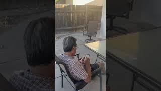 MissionPrank Grandpa😎Dadamp I are stealth mode prosuntil Grandpa heard the giggles🤫😂 baby lol [upl. by Romeo]