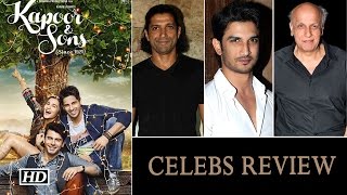 Kapoor amp Sons Movie  Celebs REVIEW [upl. by Ruosnam536]