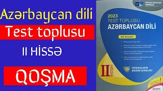 Qoşma tam izah Azərbaycan dili test toplusu [upl. by Aynom]