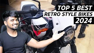 Top 5 Newly Launch RetroStyle Bikes In India 2024  New Retro Bike 2024  Retro Style Bike In India [upl. by Luapleahcim745]