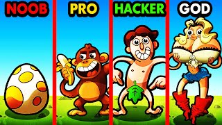 NOOB vs PRO vs HACKER HUMAN EVOLUTION [upl. by Eahcim]