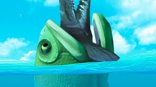 SWALLOWING the MOSASAURUS  Feed and Grow Fish  Part 67  Pungence [upl. by Alesi12]