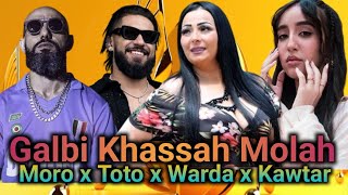 MORO x ElgrandeToto x Cheba Warda  Galbi Khassah Moulah قلبي خاصه مولاه l Rai Rap Remix 2024 [upl. by Elocen]