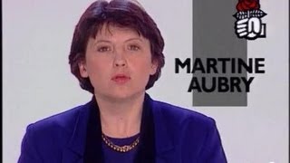 Campagne électorale officielle  Martine Aubry PS [upl. by Norel]